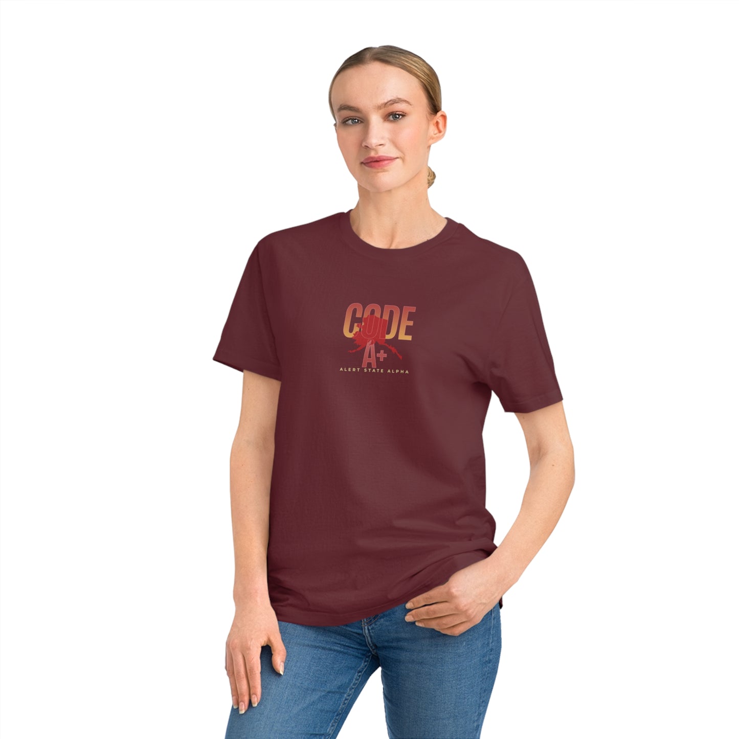Bloodshot CODE A+ Alert State Alpha Graphic Shirt Unisex T-Shirt