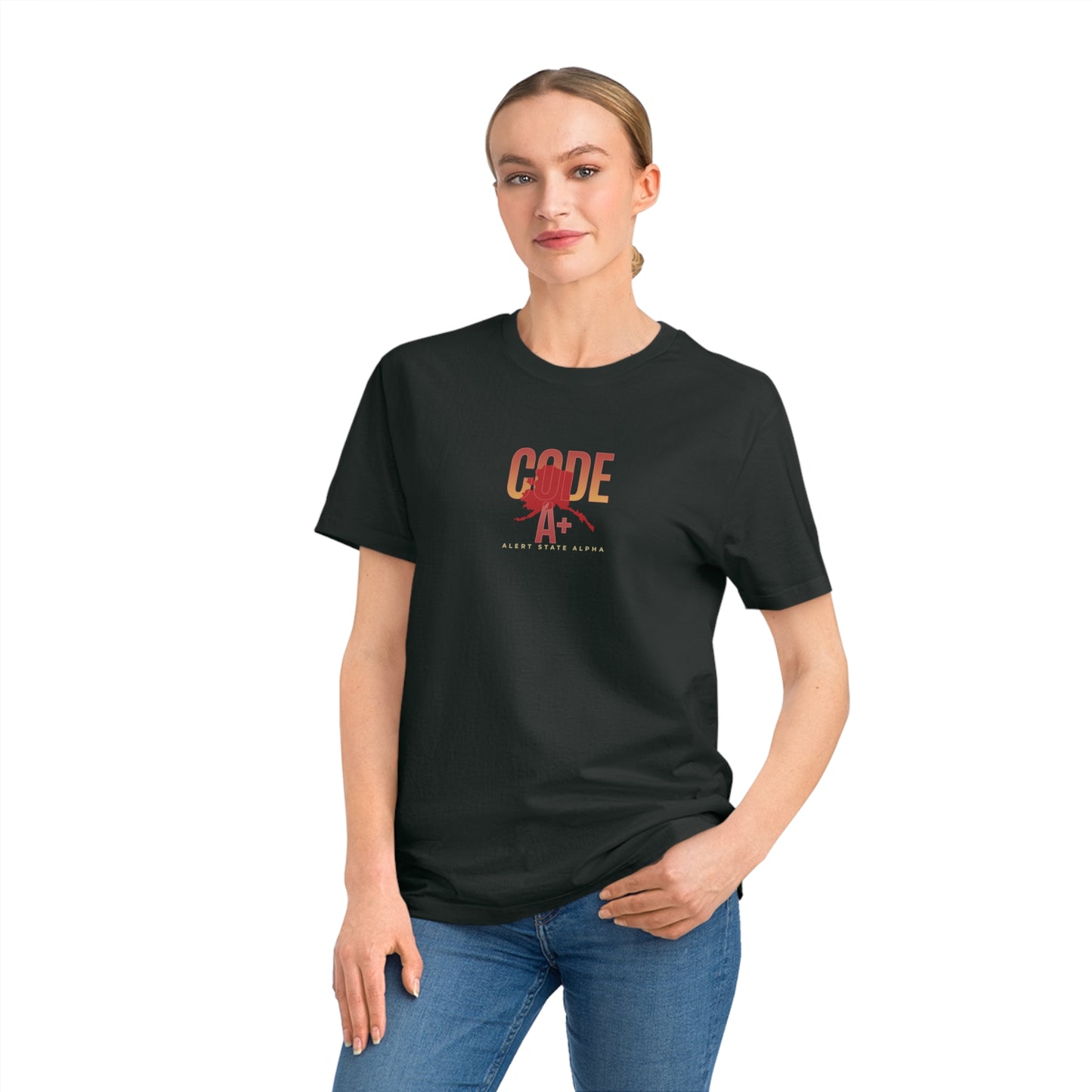 Bloodshot CODE A+ Alert State Alpha Graphic Shirt Unisex T-Shirt