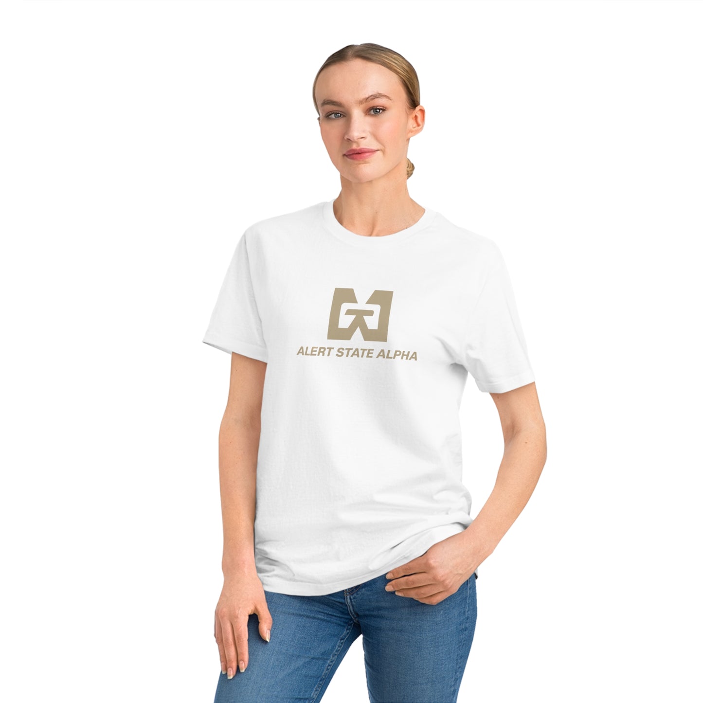 Alert State Alpha Tactical Tee – Desert Gold Edition Unisex T-Shirt
