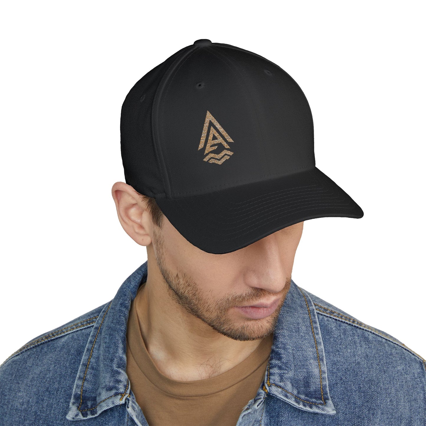 ASA Sand Logo Embroidered Closed-Back Cap