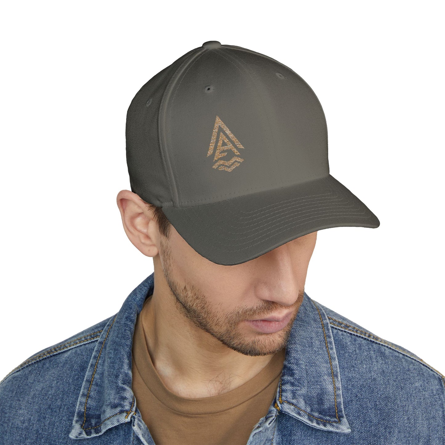 ASA Sand Logo Embroidered Closed-Back Cap