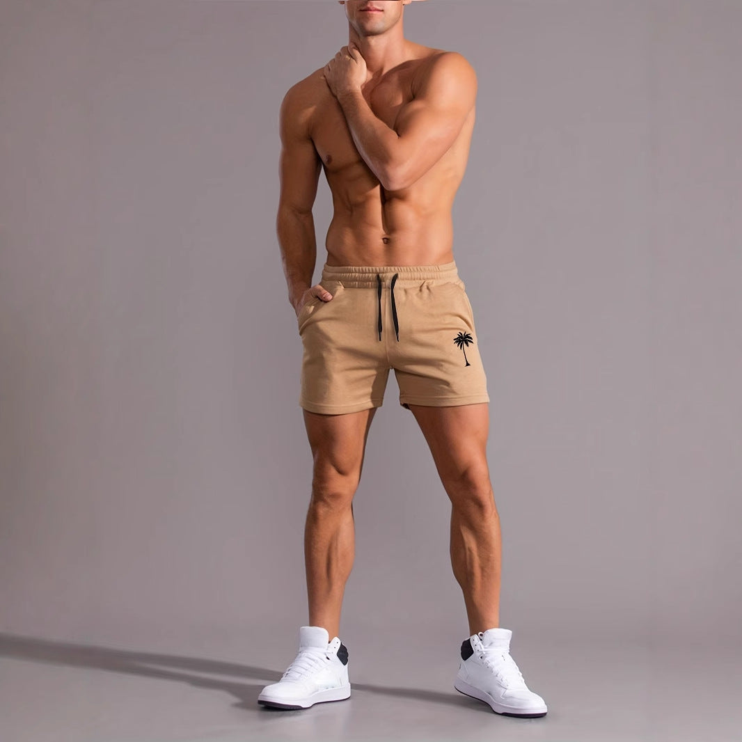 Men's Casual Coconut Printed Sports Shorts