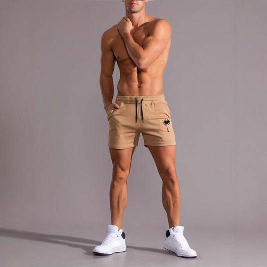 Men's Casual Coconut Printed Sports Shorts